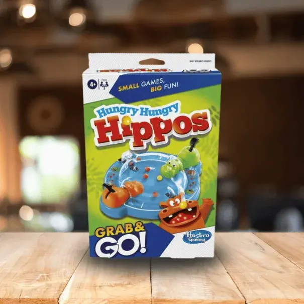 Hungry Hungry Hippos Grab & Go Board Game Lifestyle Image