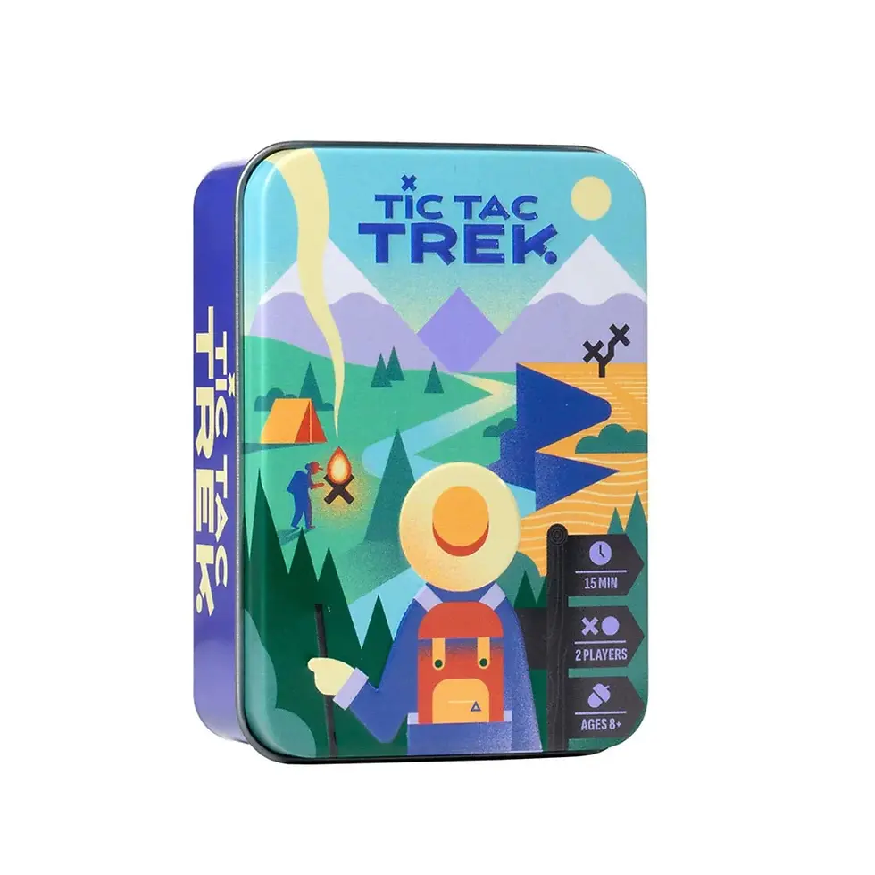 Tic Tac Trek Board Game Front Cover