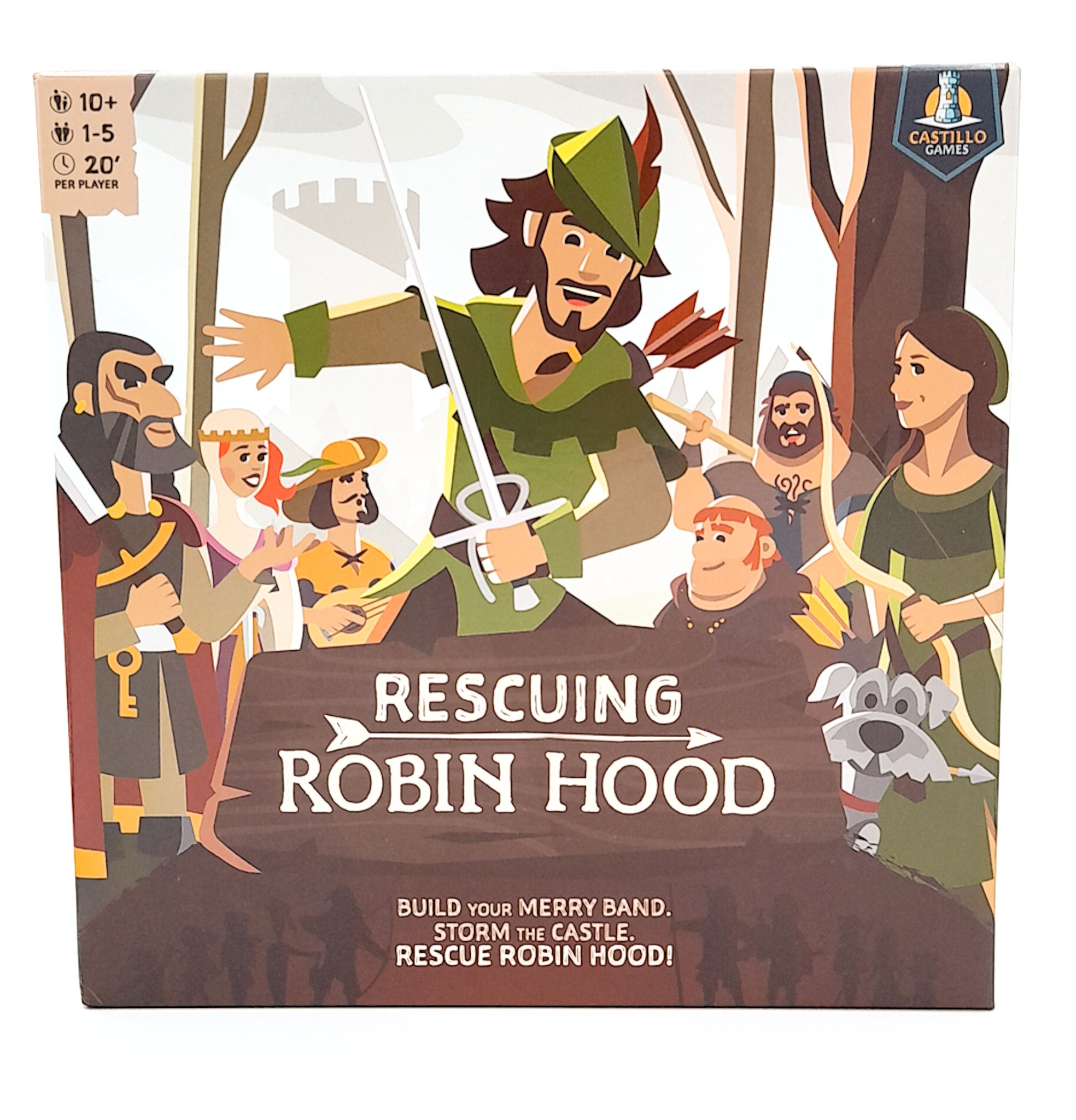 Rescuing Robin Hood Board Game Front Cover