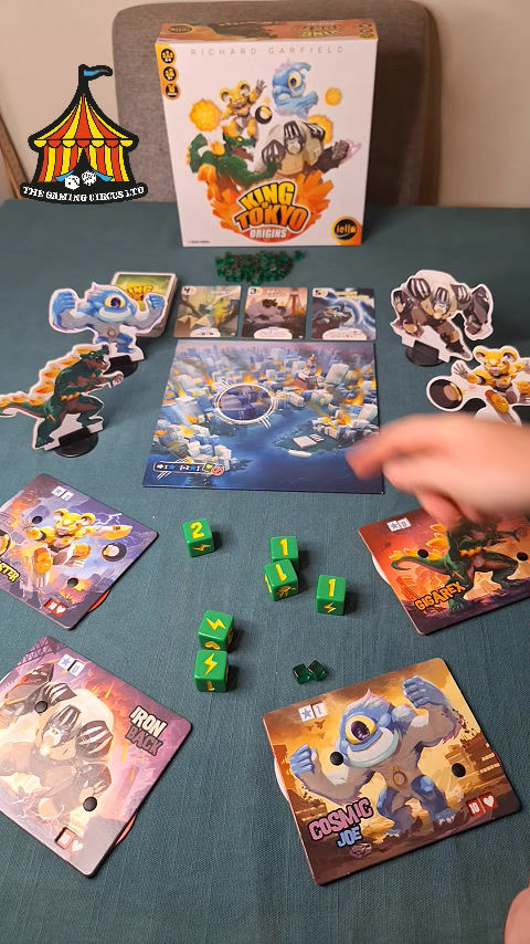 Thumbnail: King of Tokyo Origins Board Game How to Play Video