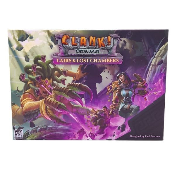 Clank! Catacombs: Lairs and Lost Chambers Board Game Front Cover