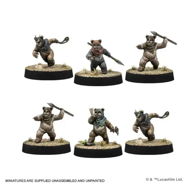 Thumbnail: Star Wars: Legion Ewok Warriors Unit Expansion Slingers and Spear