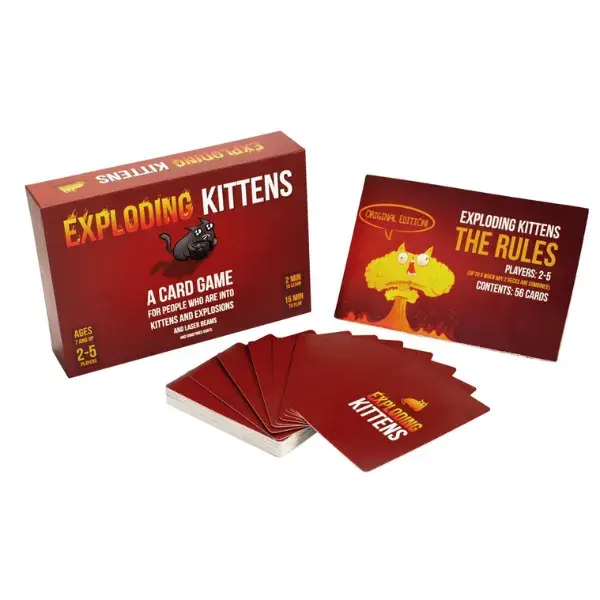 Thumbnail: Exploding Kittens: Original Edition Card Game Components
