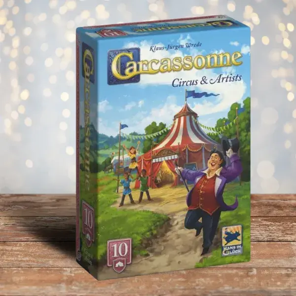 Carcassonne: Circus & Artist Board Game Expansion Lifestyle Image