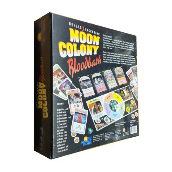Thumbnail: Moon Colony Bloodbath Board Game Back Cover