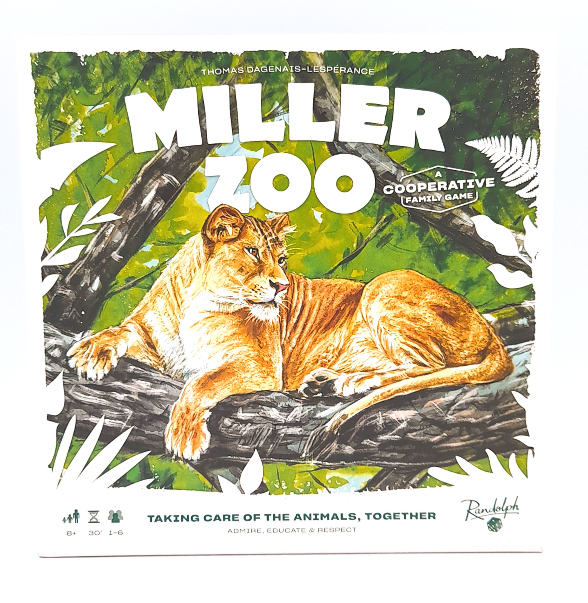 Miller Zoo Board Game Front Cover