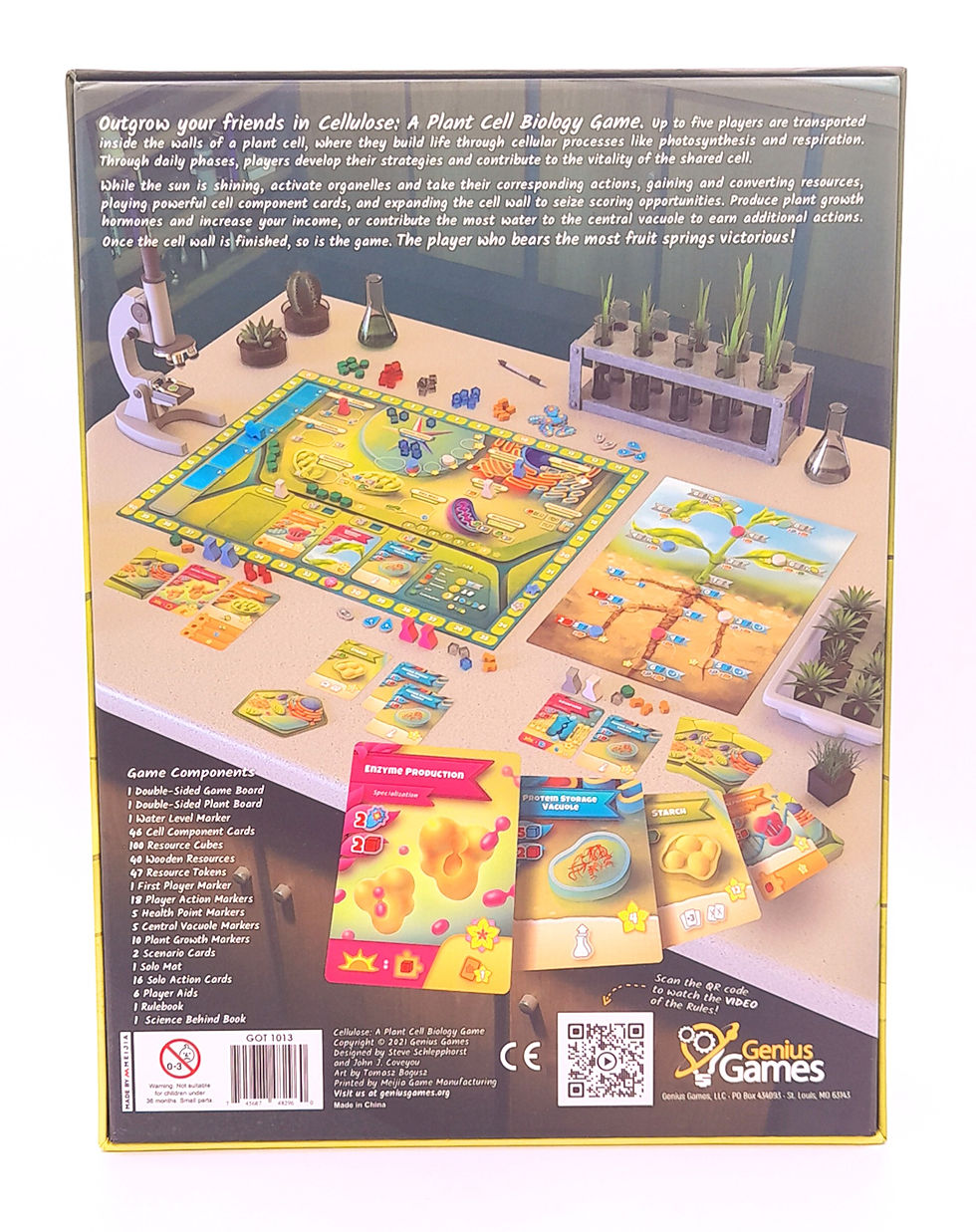 Cellulose Board Game Back Cover