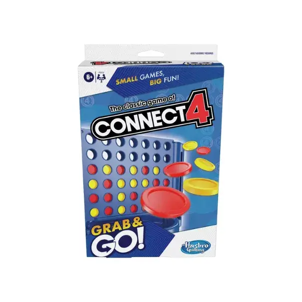 Connect 4 Grab & Go Board Game Front Cover
