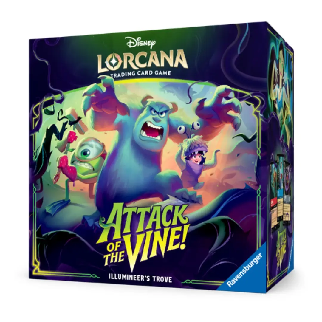Disney Lorcana TCG - Attack of the Vine Illumineer's Trove Set Front Cover