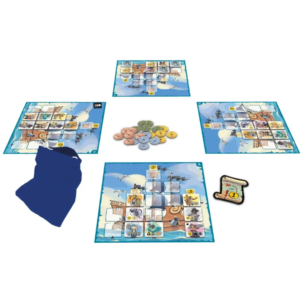 Thumbnail: Captain Flip Board Game Components