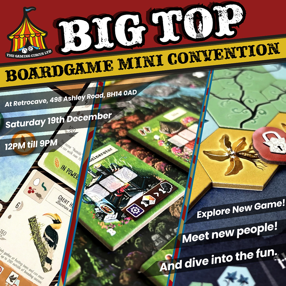 December Big Top Board Game Mini Convention