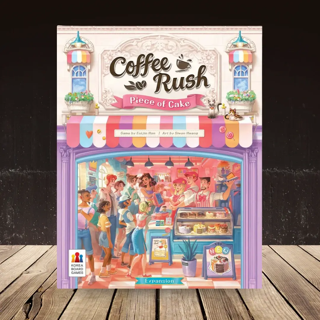 Coffee Rush: Piece of Cake Board Game Expansion Lifestyle Image