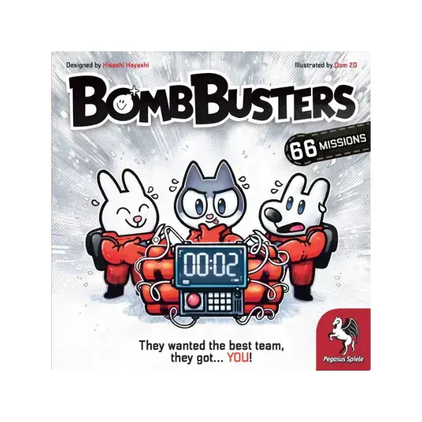 Bomb Busters Board Game Front Cover