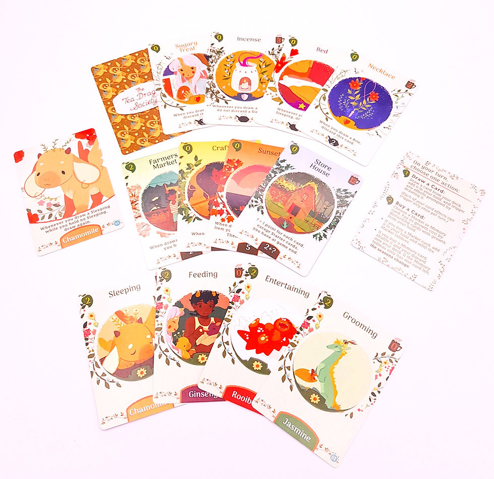 Thumbnail: The Tea Dragon Society Card Game Components