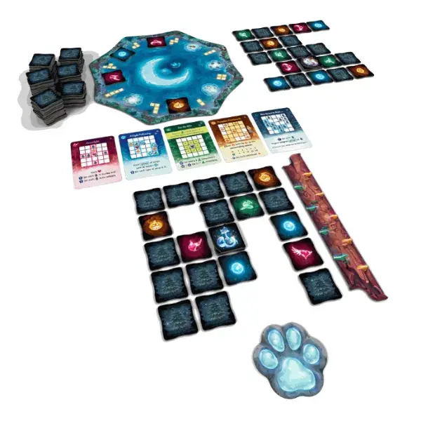 Thumbnail: Wispwood Board Game Components