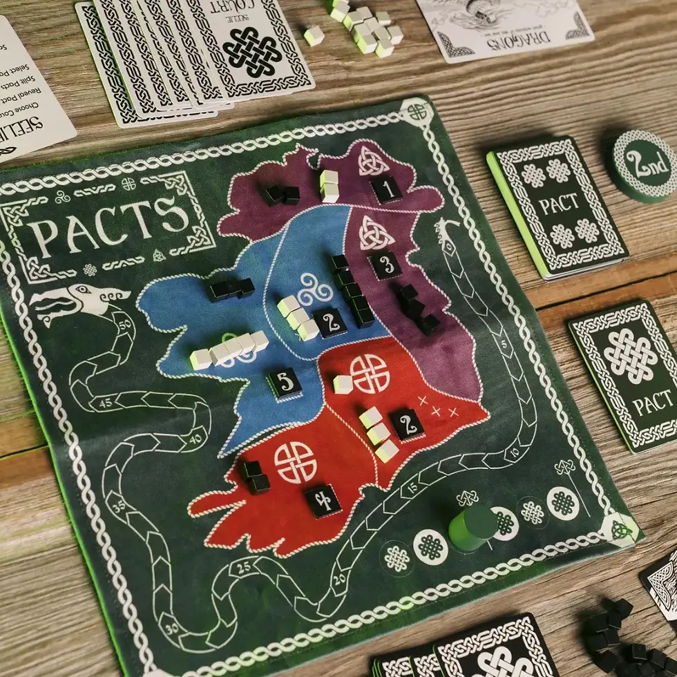 Thumbnail: Pacts Board Game Components