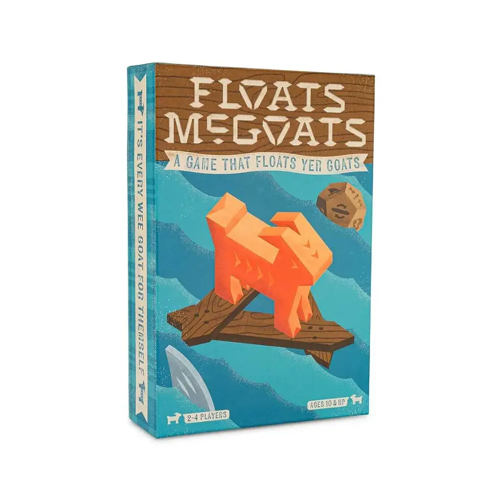 Floats McGoats Board Game Front Cover