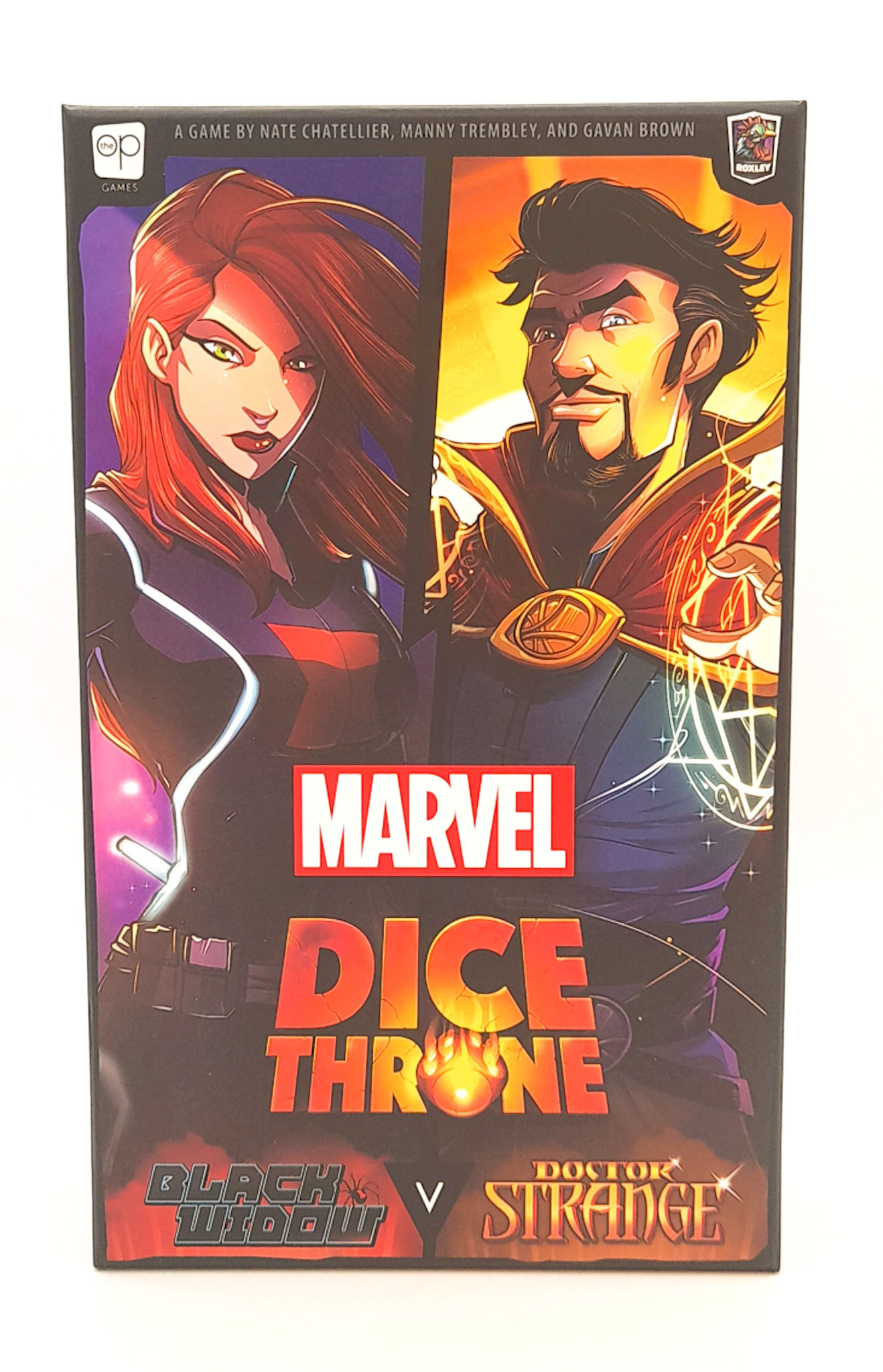 Marvel Dice Throne: Black Widow Vs Doctor Strange Front Cover