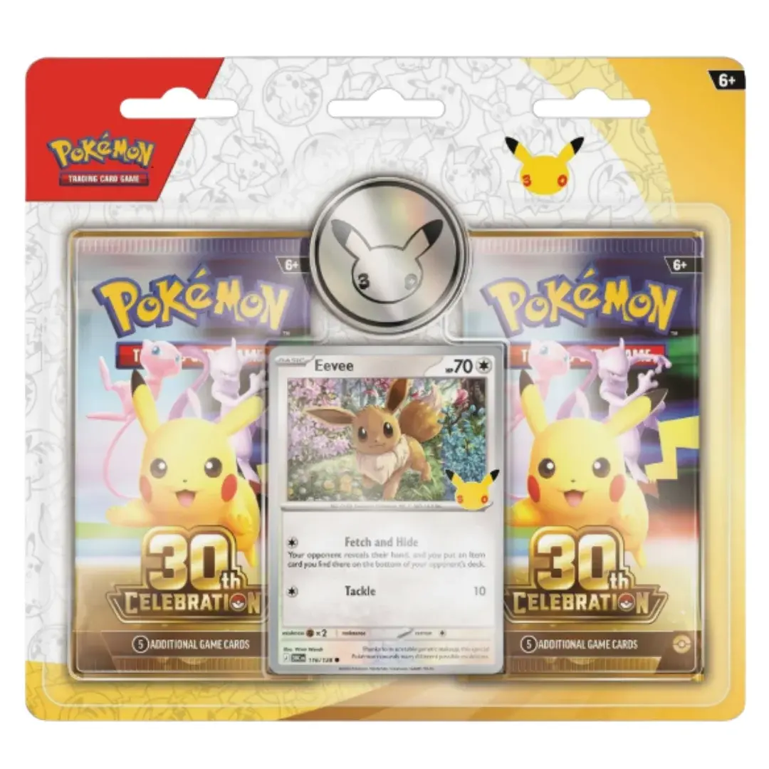 Pokémon TCG: 2 pack Blister - 30th Celebration