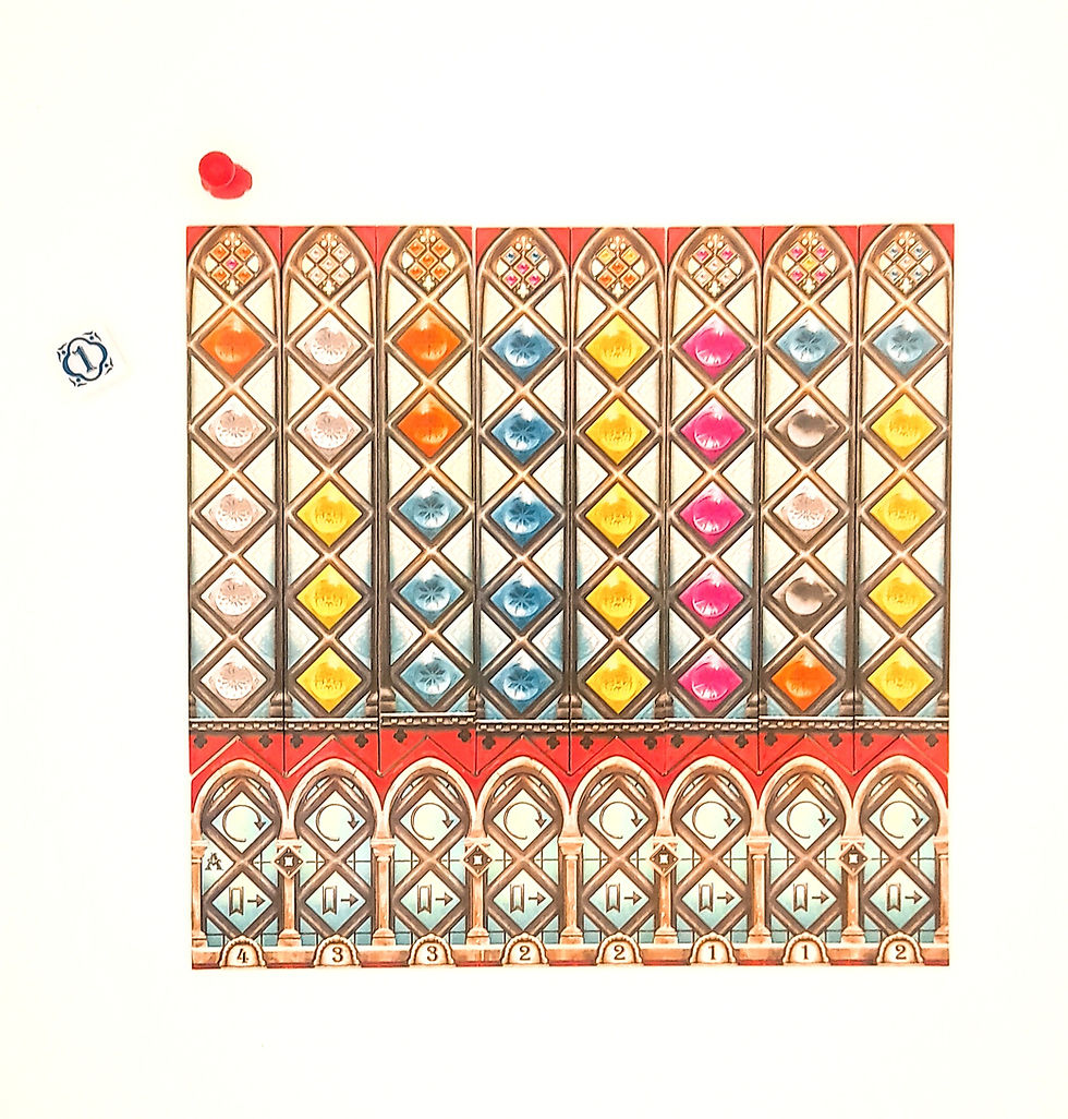 Thumbnail: Azul: Stained Glass of Sintra Board Game Player Board
