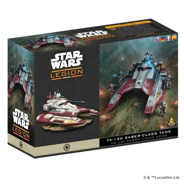 Star Wars: Legion - TX-130 Saber Tank Miniature Game Front Cover