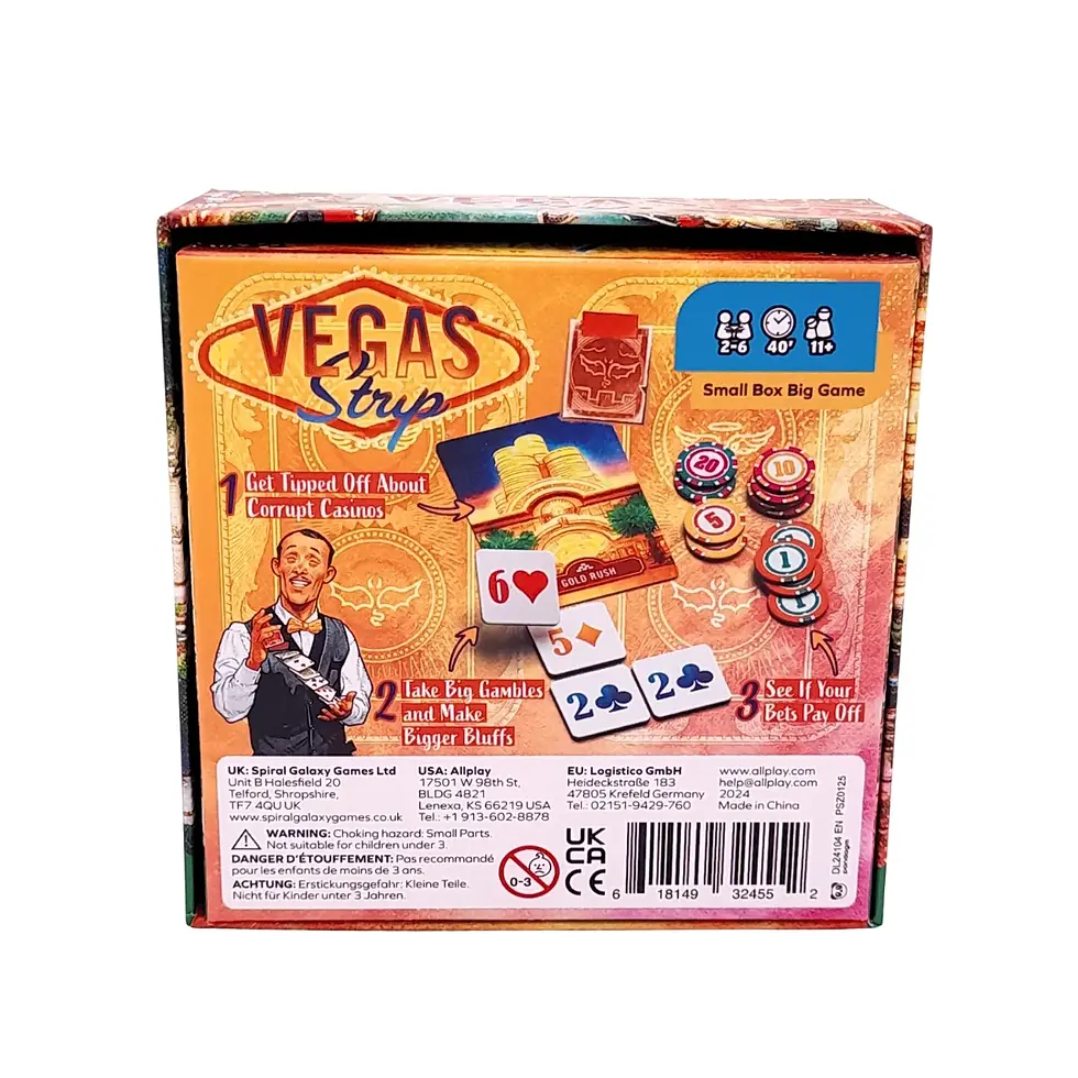 Thumbnail: Vegas Strip Board Game Back Cover
