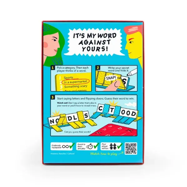 Thumbnail: Battle Flips Board Game back Cover