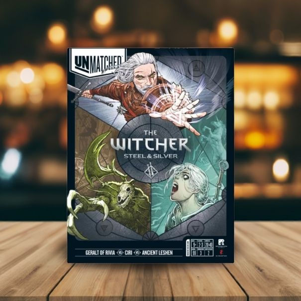 Unmatched: The Witcher - Steel & Silver Board Game Lifestyle Image