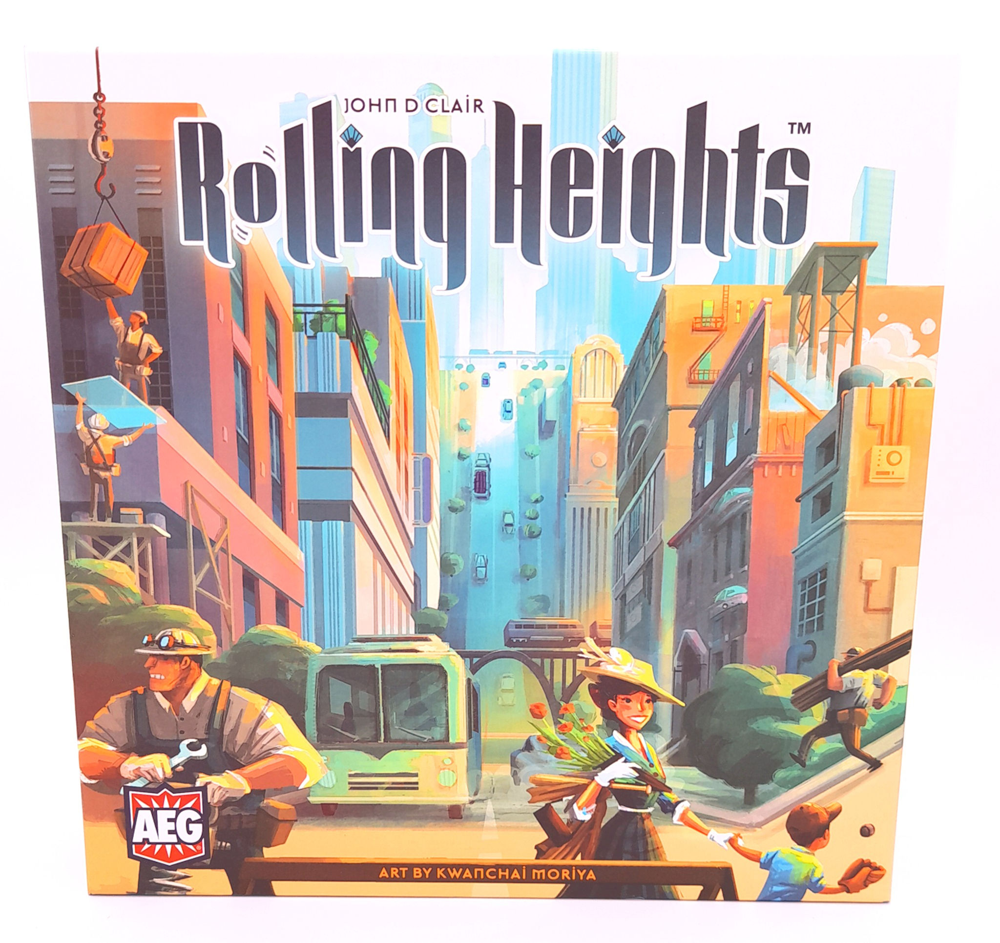 Rolling Heights Boardgame Front Cover