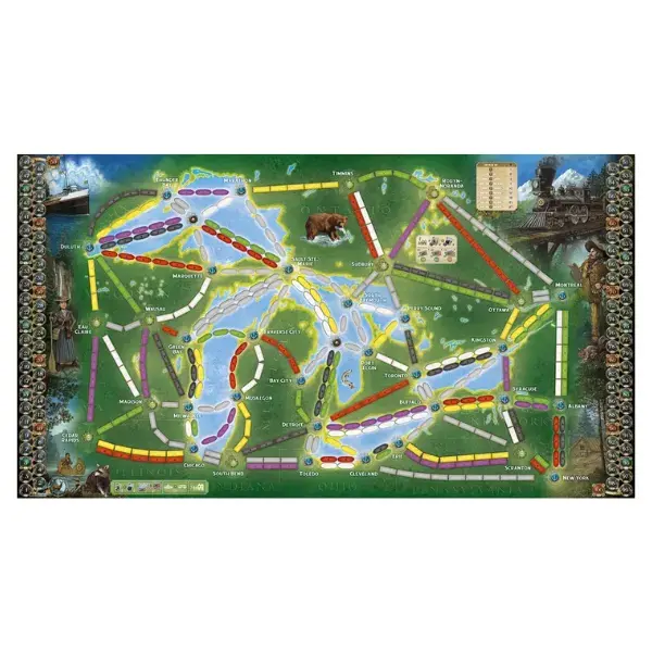 Thumbnail: Ticket to Ride Rails & Sails Board Game Map 2