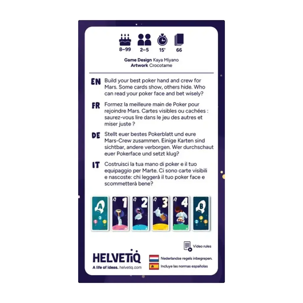 Thumbnail: Cosmo Board Game Back Cover