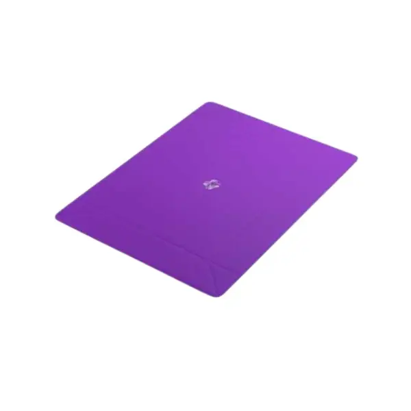 Magnetic Dice Tray Rectangular: Black/Purple Purple Side