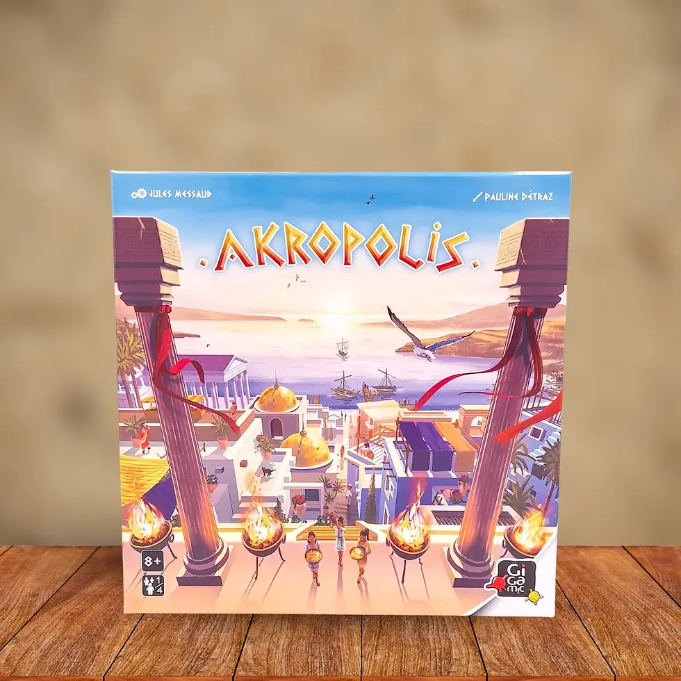 Akropolis Board Game Lifestyle Image