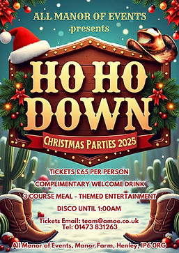 AMOE - HO HO DOWN Poster