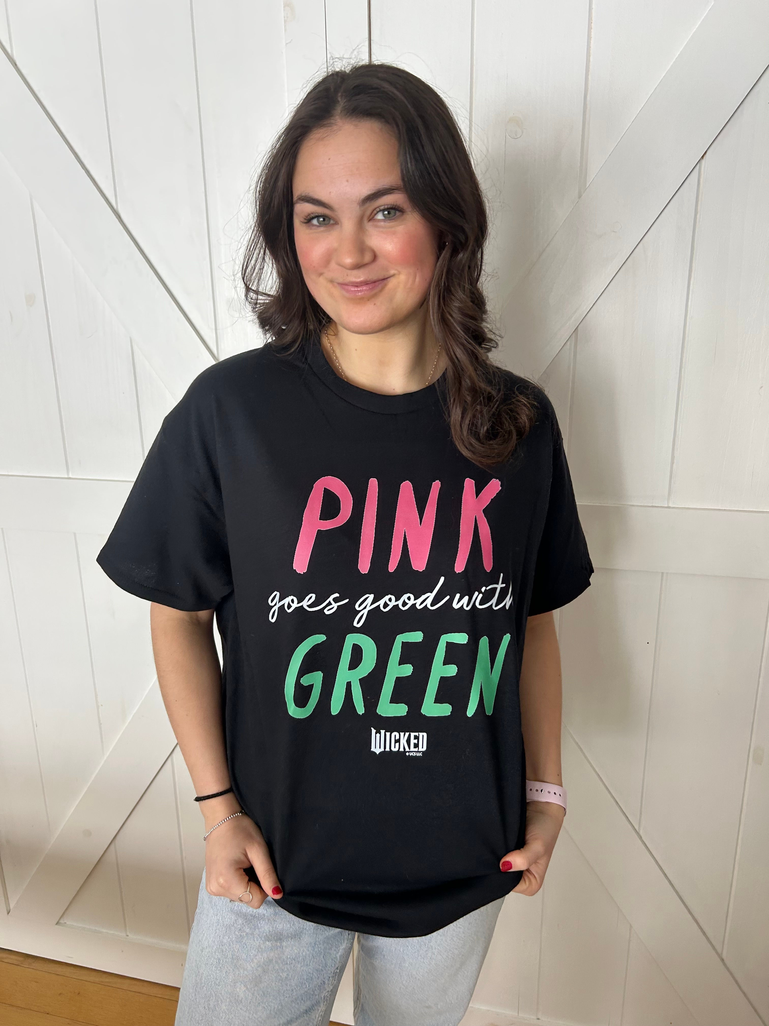 Pink Goes Good with Green (from 'Wicked) T-Shirt