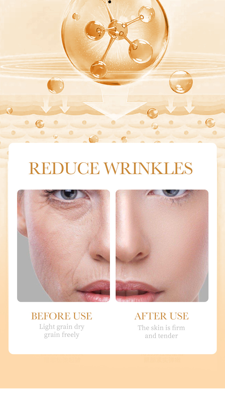 Thumbnail: 10PCS Collagen Anti Wrinkle Facial Mask Anti Aging Fade Fine Lines Firm Skin Moi