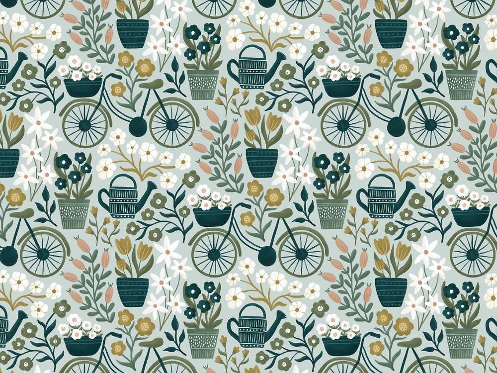 Cottage Core Pattern Texture How to create a Cottagecore pattern in Procreate