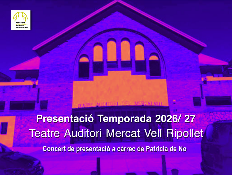 Concert presentació Nova Temporada 2026/ 27 Teatre-Auditori Ripollet