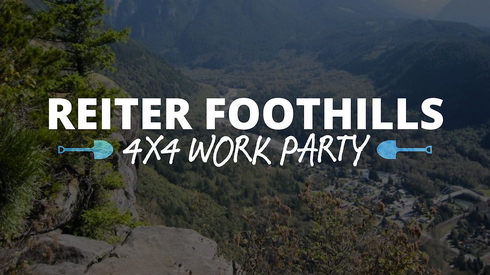 Reiter Foothills 4x4 Work Party - Region 1