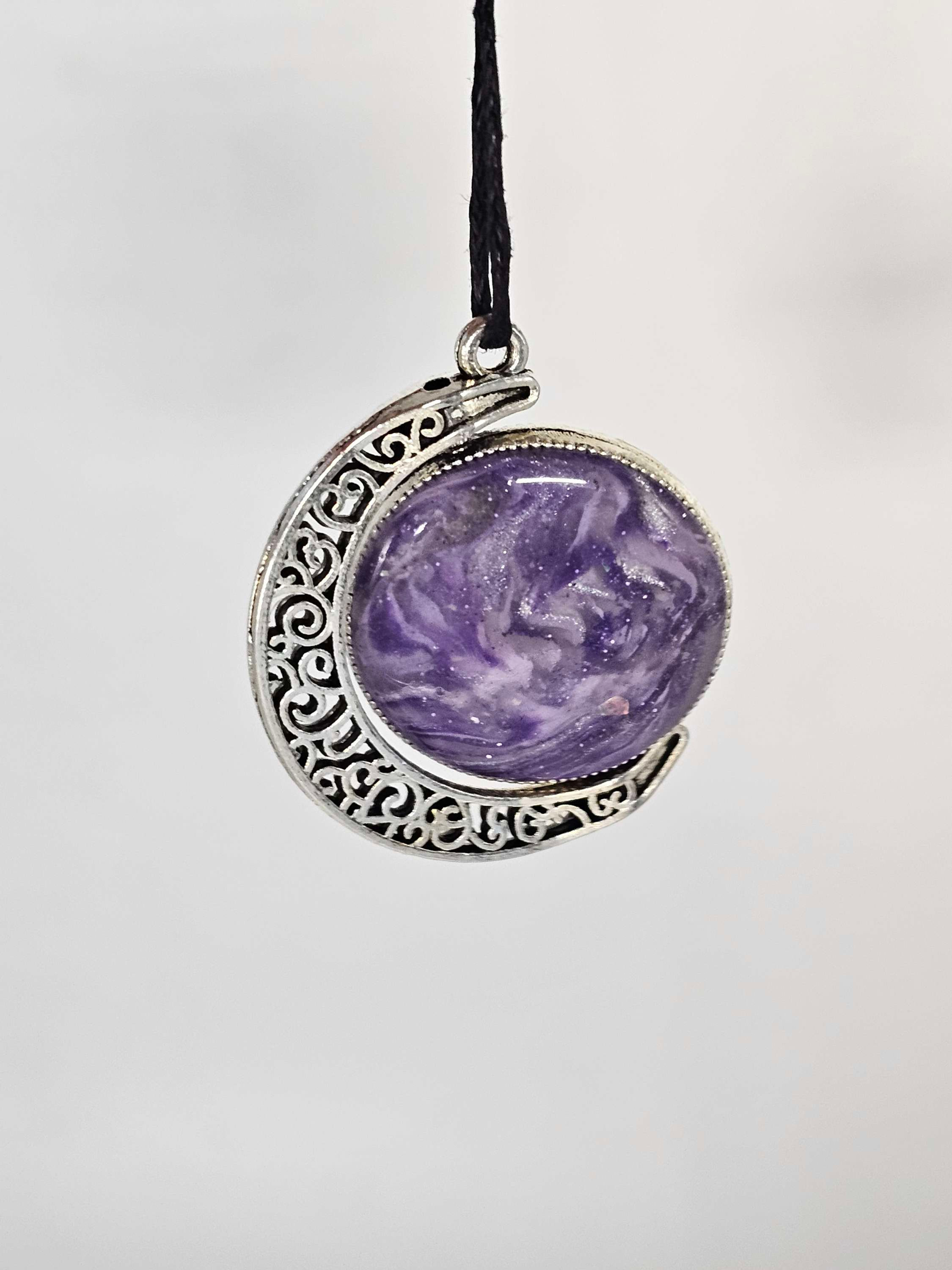 Love You to the Moon Car Charm