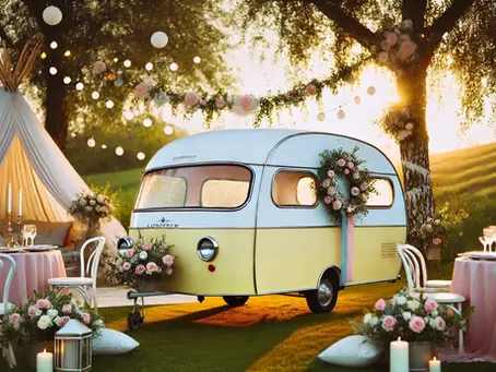Comment intégrer un photobooth en caravane dans un mariage bohème ?