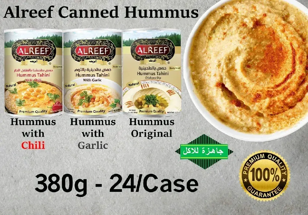Alreef Hummus Tahina chili 380g