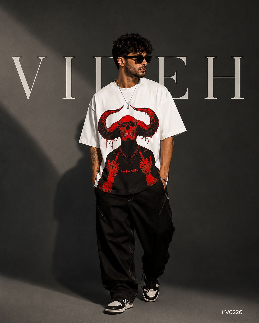 Thumbnail: Dark Omen Oversized Graphic T-Shirt