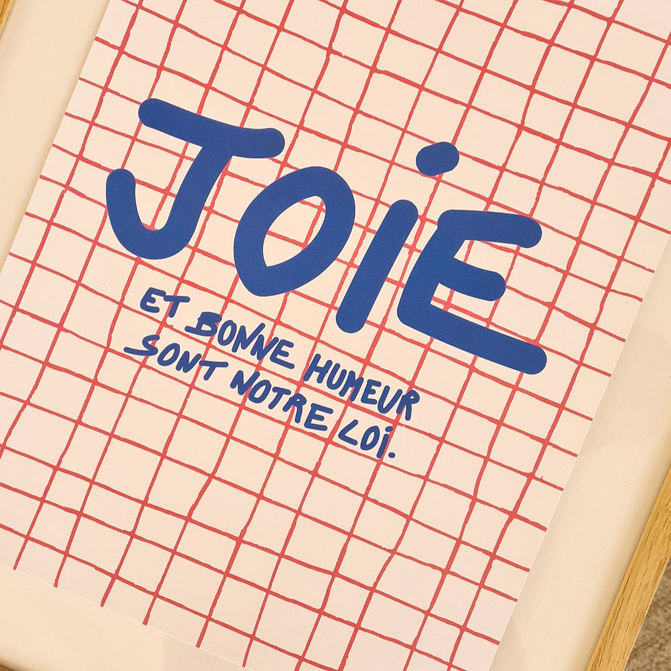 Miniature : Affiche Joie / Collab Couleur Bonheur