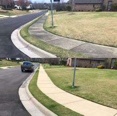 Sidewalk and Curb Pressure Washing Highland Lakes