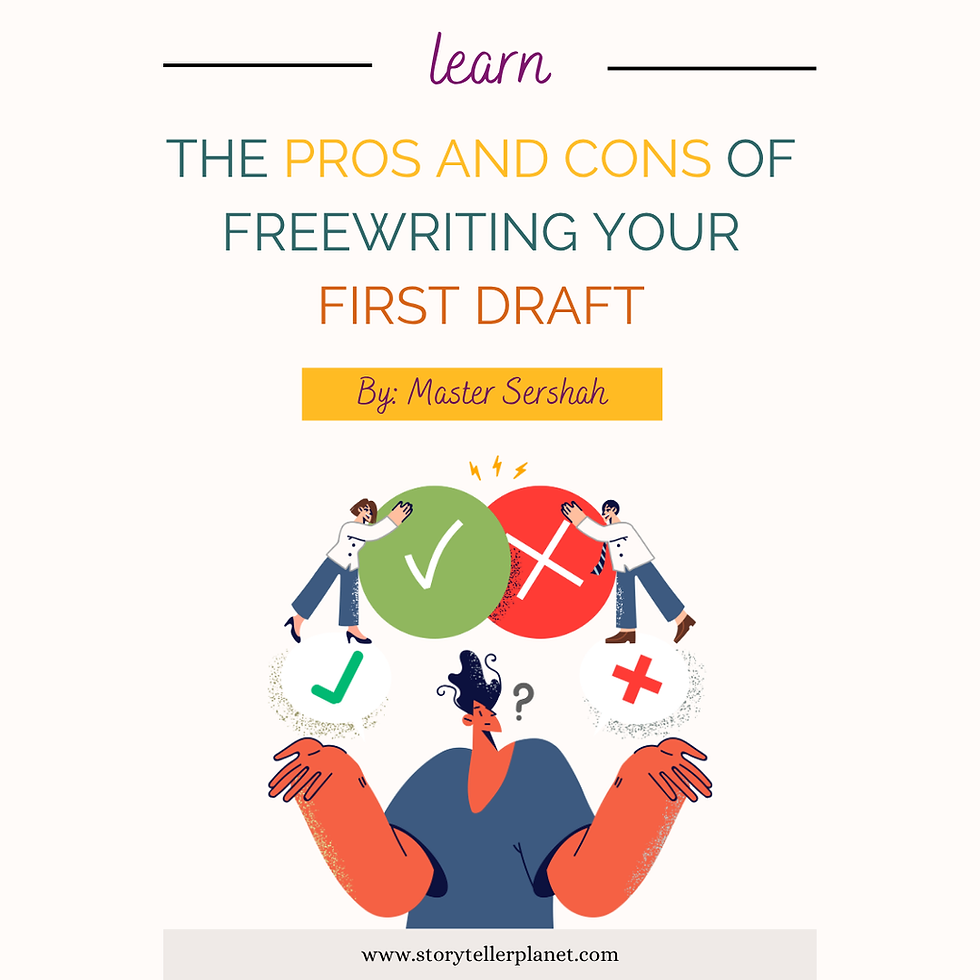 The Pros and Cons of Freewriting Your First Draft
