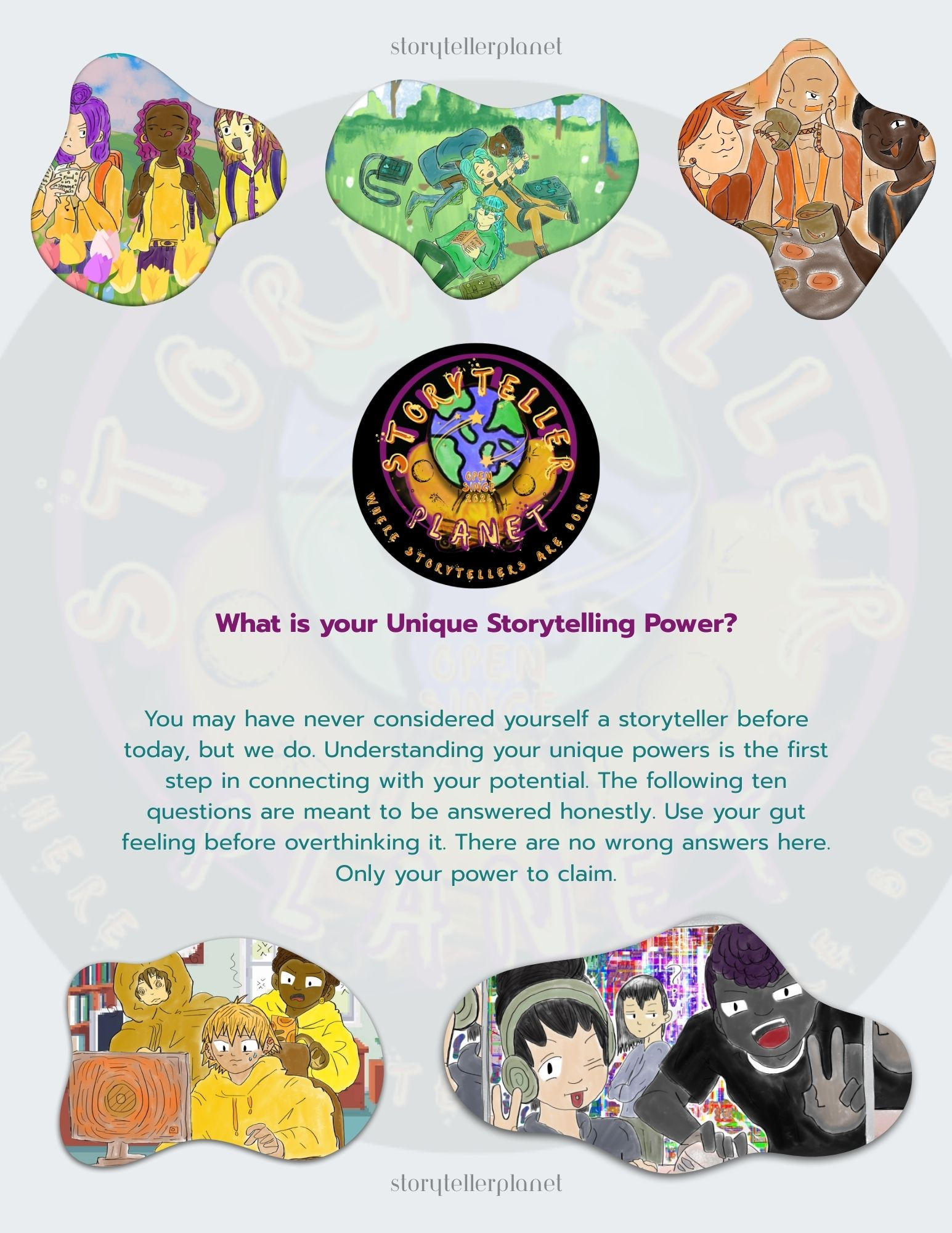 What's Your Unique Storytelling Powers Questionnaire