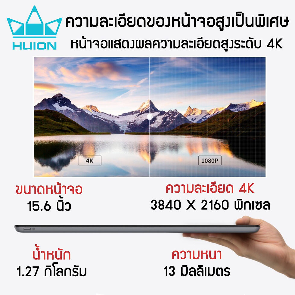 ภาพขนาดย่อ: Huion Pen Dipslay Kamvas 16 Pro(4K)