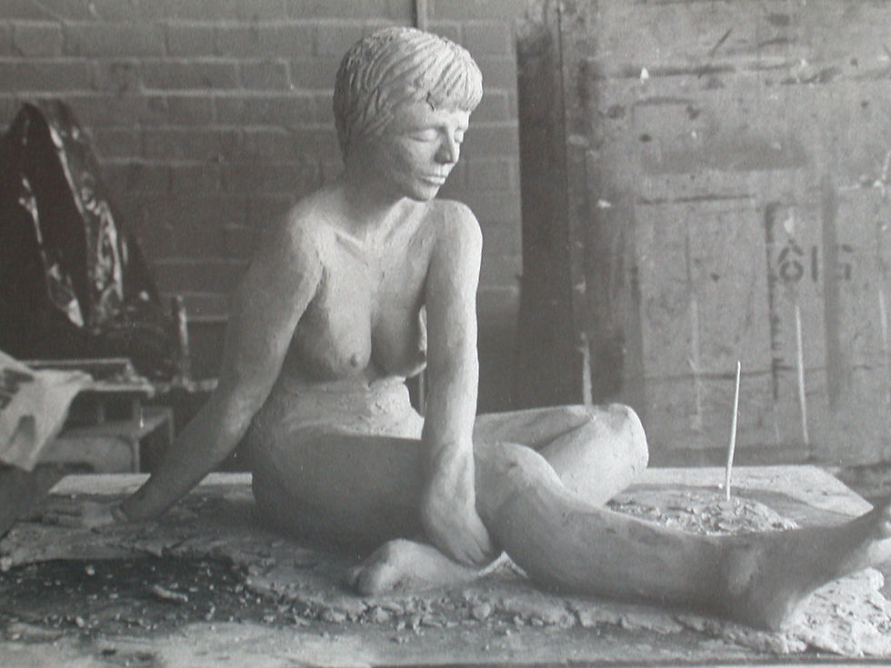 1 . 1:3 scale life sculpture of 'h'