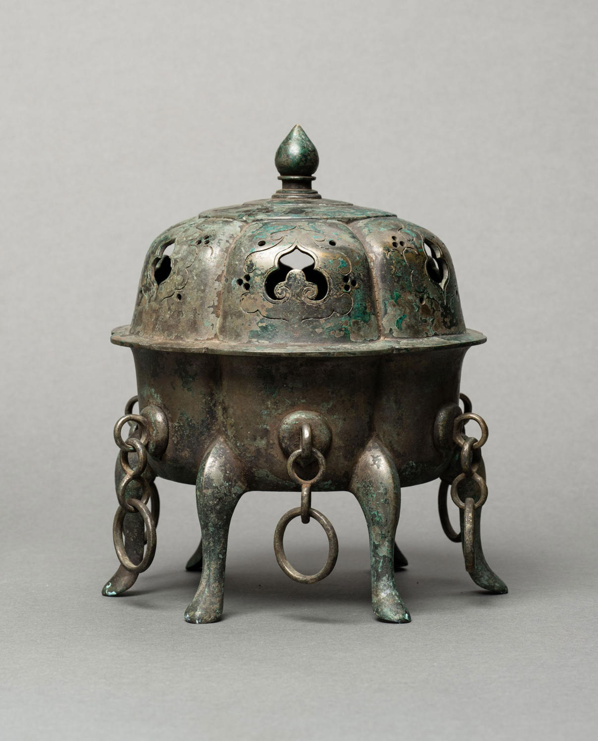 Tang Dynasty bronze incense burner
